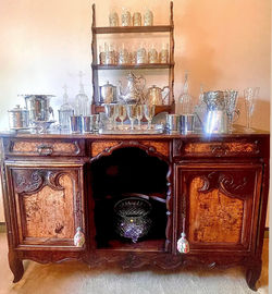 WALNUT FRENCH DRESSER BASE c.1840