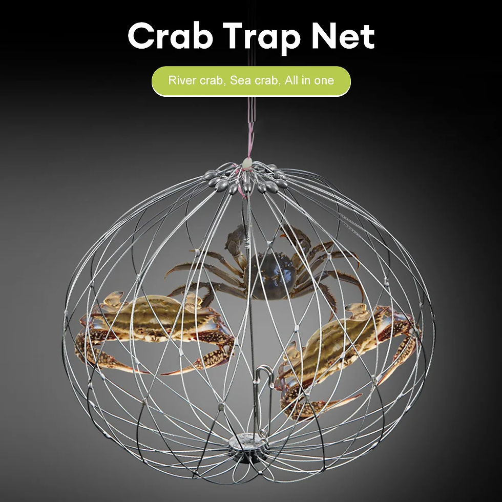 Thumbnail: Fishing Net Cage Automatic Open Closing Wire Fish Crab Trap Net Steel Wire for S