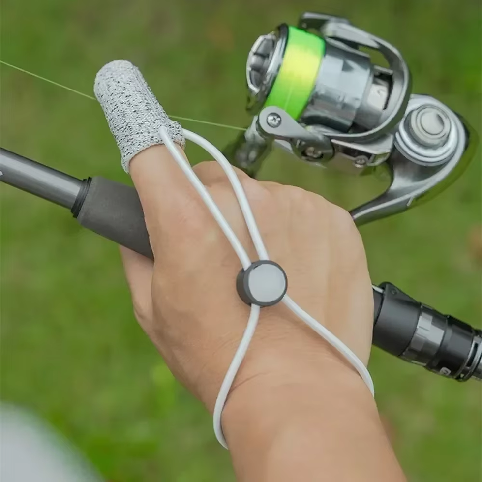 Thumbnail: Single Finger Fishing Gloves, Wear Resistant Anti-Cutting Non-Slip Protective Co