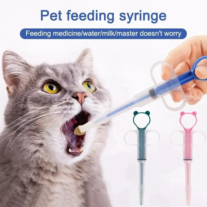Thumbnail: Pet Medicine Feeder Dispenser Cat Tablet Syringe Feeder Soft Tip Multi-Purpose F