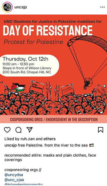 UNC Antisemitism