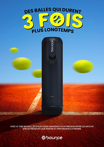 Affiche terre battue Bounce