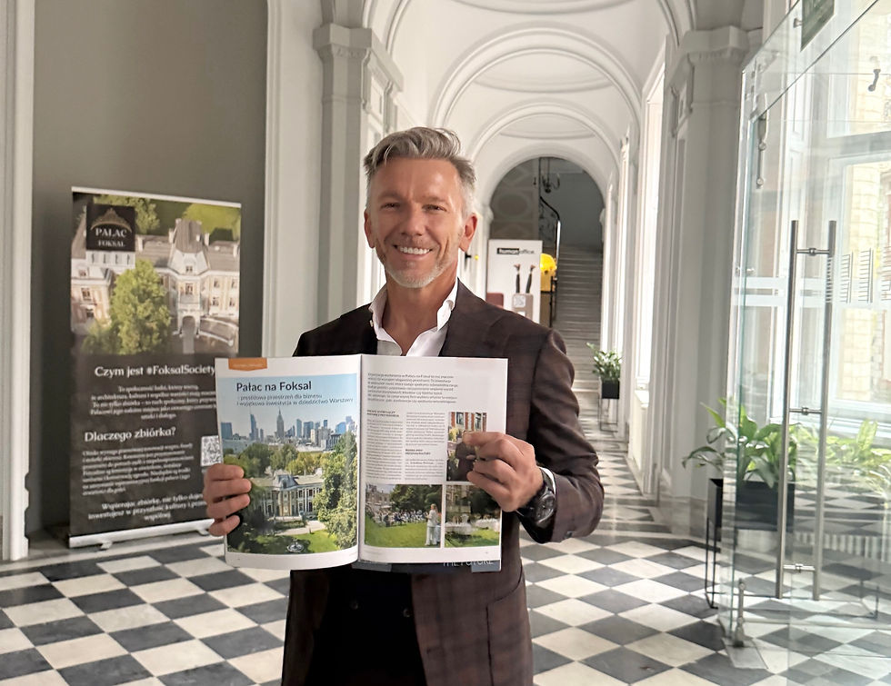 Pałac na Foksal – prestiżowa przestrzeń dla biznesu i wyjątkowa inwestycja w dziedzictwo Warszawy