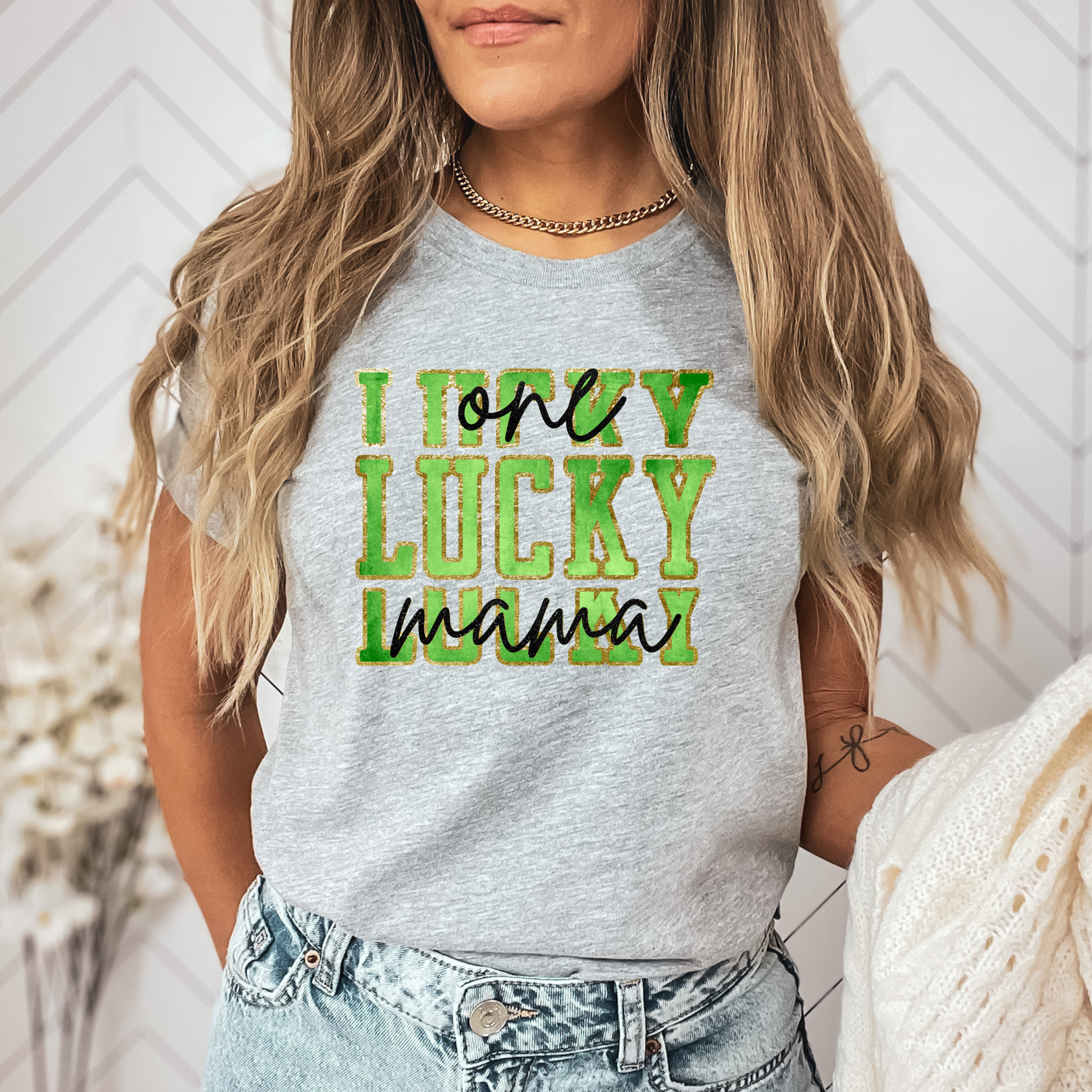 Adult One Lucky Mama