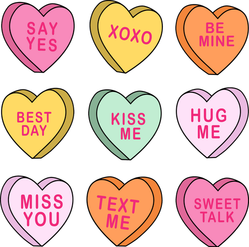 Adult Conversation hearts | Dbcustomcreations