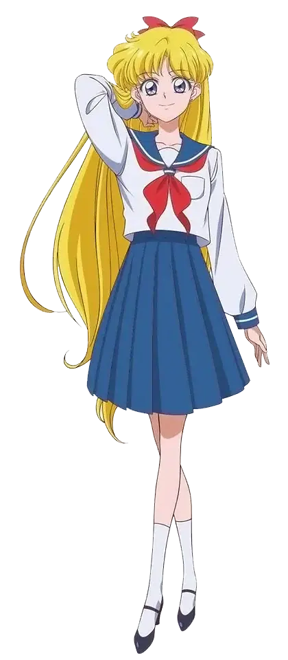 Küçük resim: Pretty Guardian Sailor Moon Sailor Venüs Okul Üniforması Örnek resim cosplay kuyru-ko