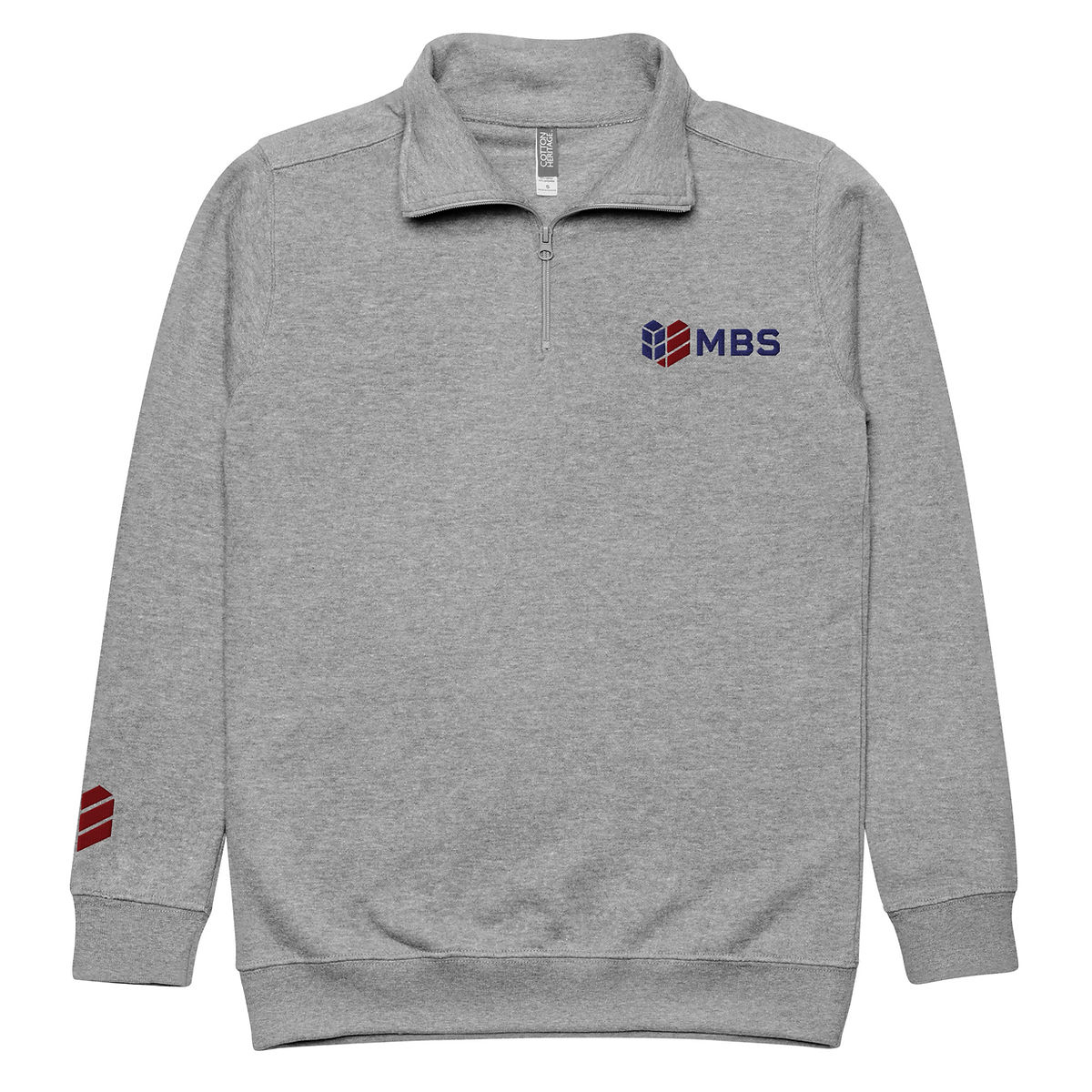 MBS Fleece Pullover, Carbon Grey