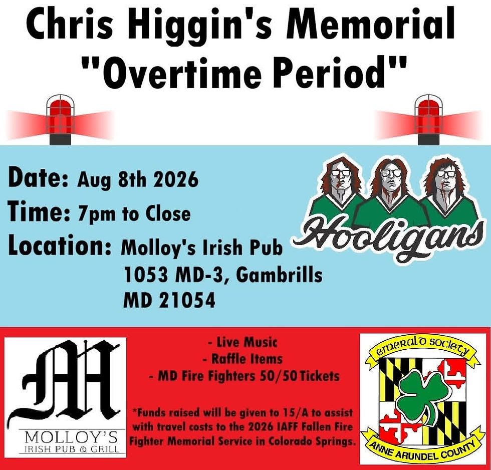 Chris Higgins Memorial Game and Overtime Period Afterparty