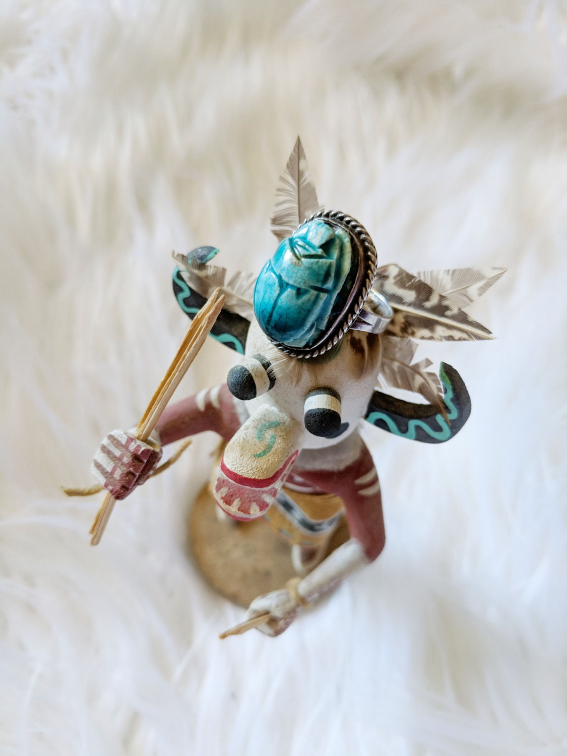 Sterling Scarab Ring