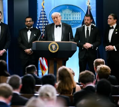 Os 5% de Trump e os jornalistas que ele esqueceu de contar.
