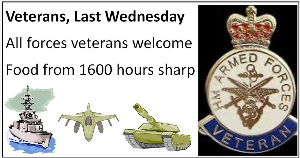 Veterans Last Wednesday Meeting