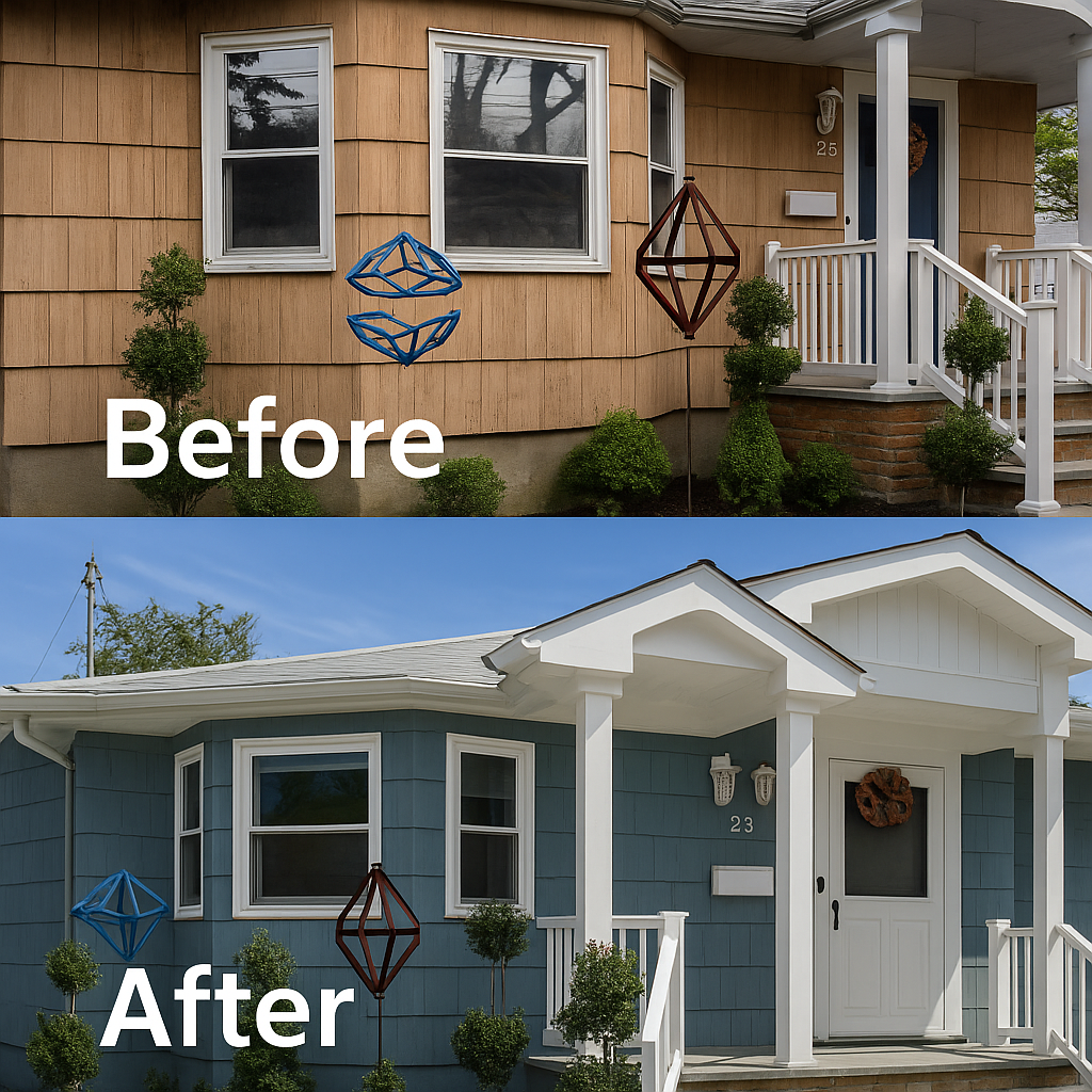 exterior painting work in suffolk county