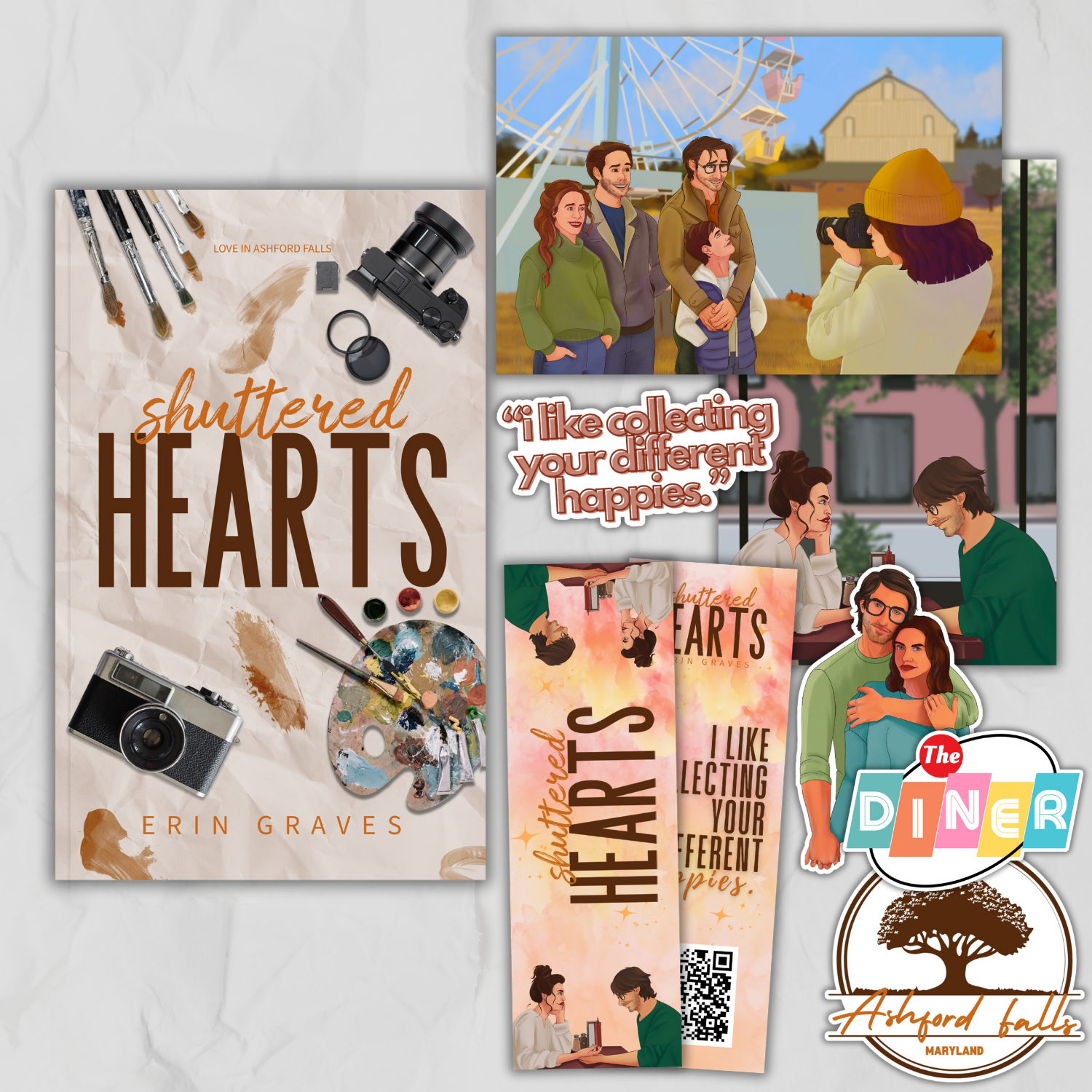 Shuttered Hearts (Signed Book & Goodies)