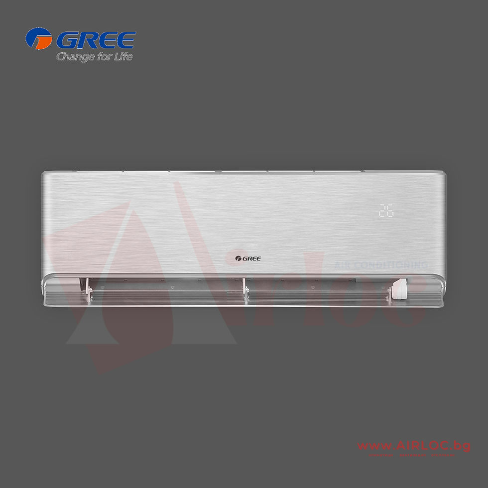 Thumbnail: Инверторен климатик GREE AIRY GWH09AVCXB-K6DNA1B, Silver, 9000BTU,  A+++/A++