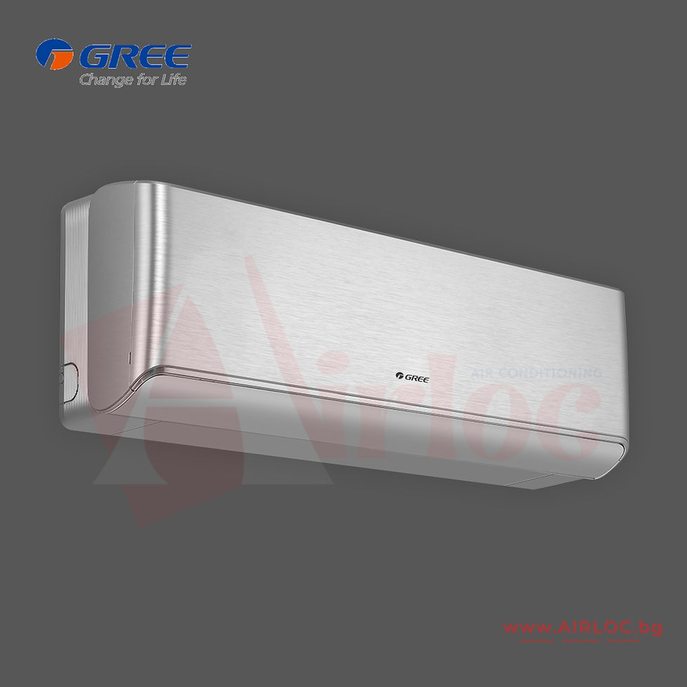 Thumbnail: Инверторен климатик GREE AIRY GWH09AVCXB-K6DNA1B, Silver, 9000BTU,  A+++/A++
