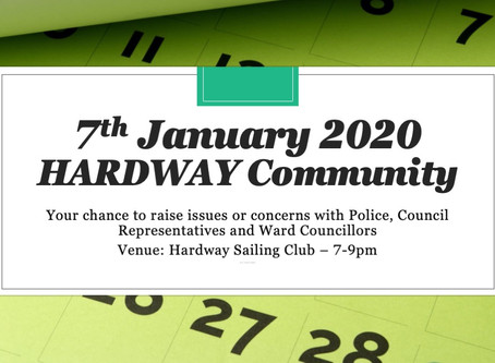 Date for 2020 Diary