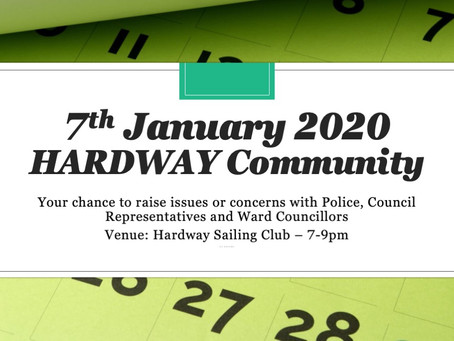 Date for 2020 Diary
