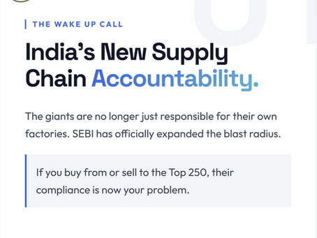 India's New Supply Chain Accountability.