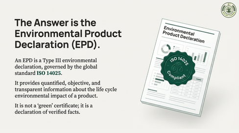 Environmental Product Declaration