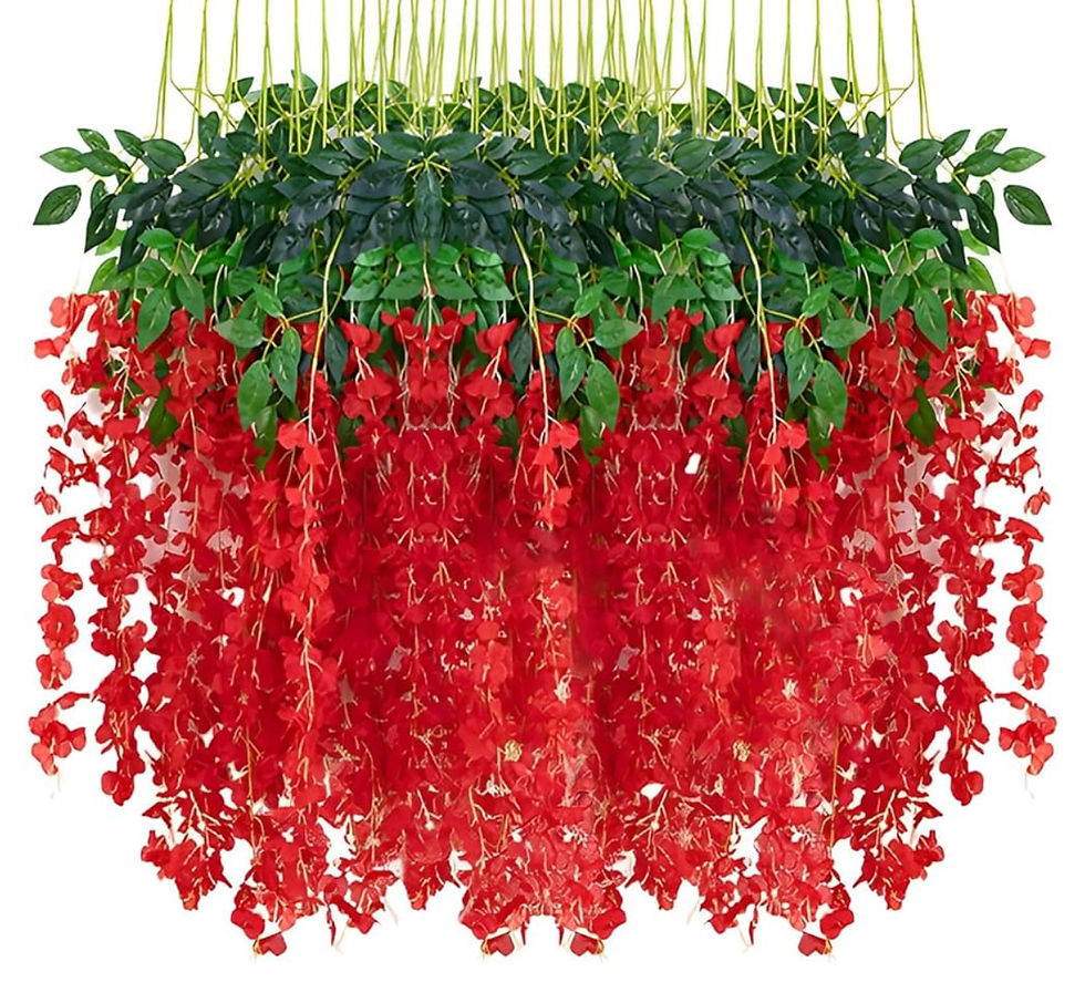 Thumbnail: Floral, Artificial Hanging Wisteria