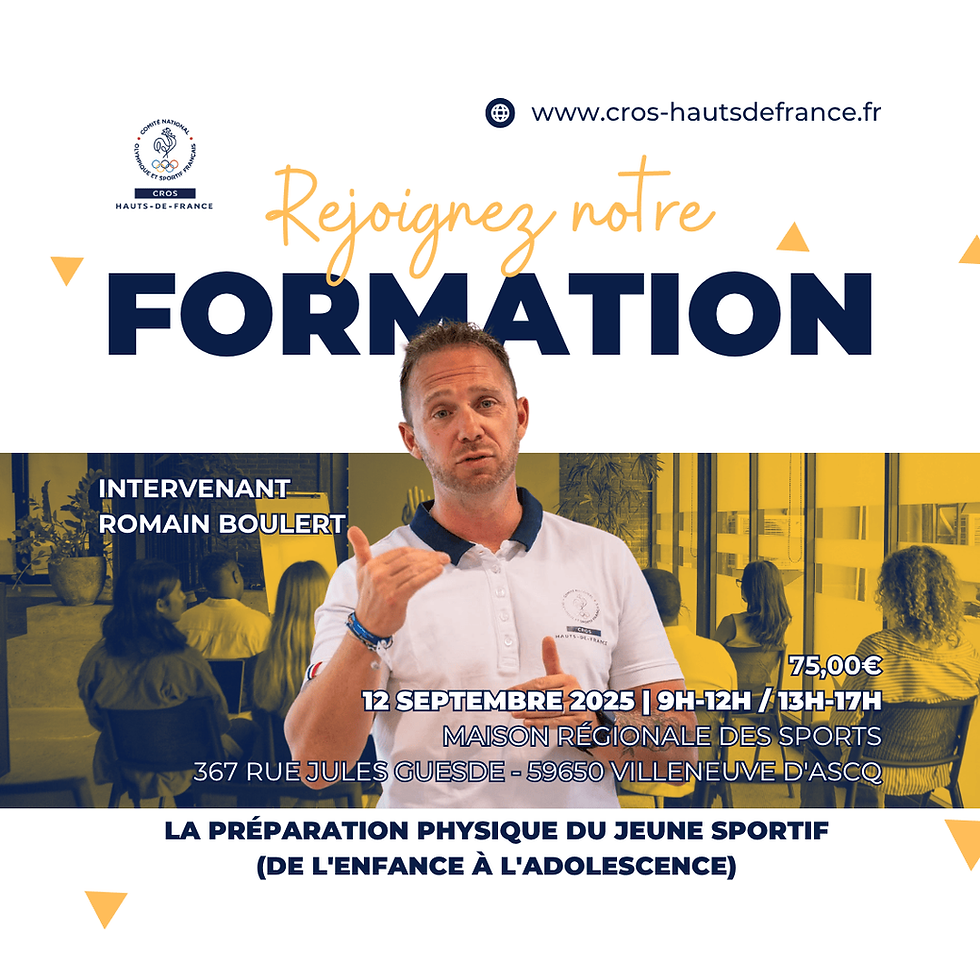 Formation | La préparation physique du jeune sportif (de l’enfance à l’adolescence)