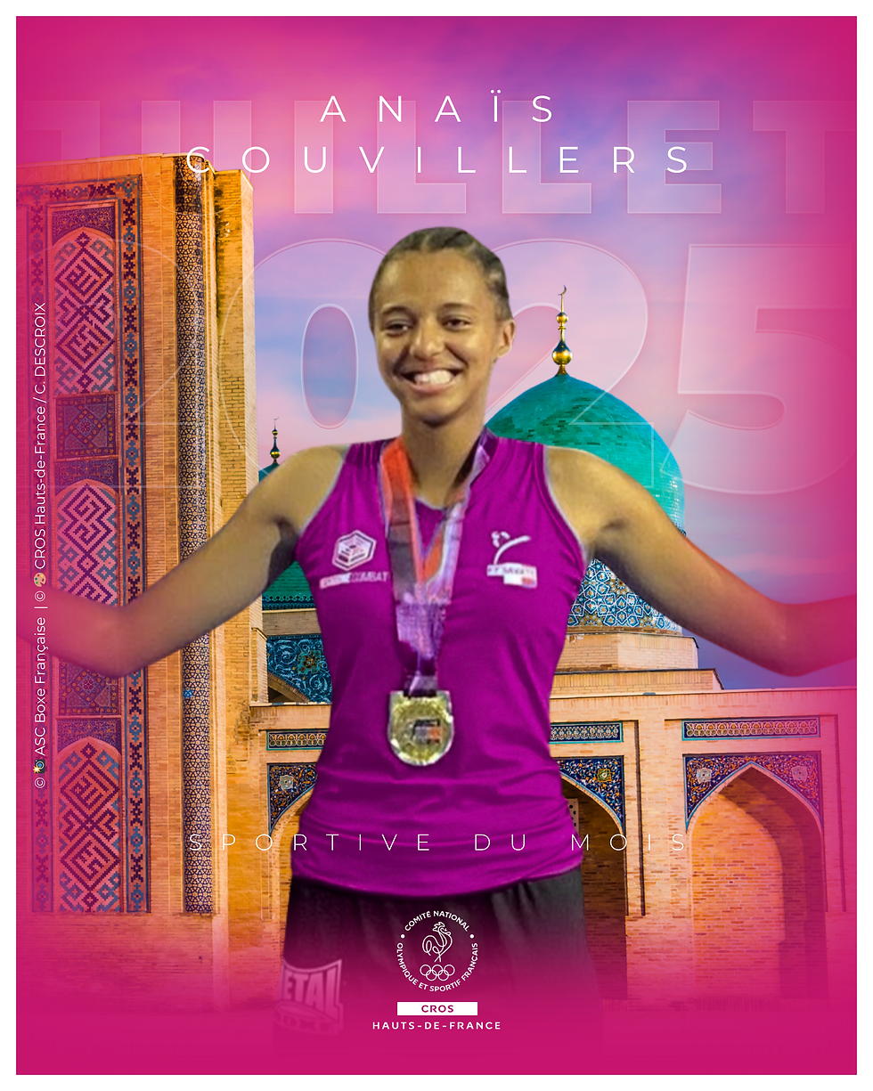 Anaïs COUVILLERS - Sportive du mois de juillet 2025