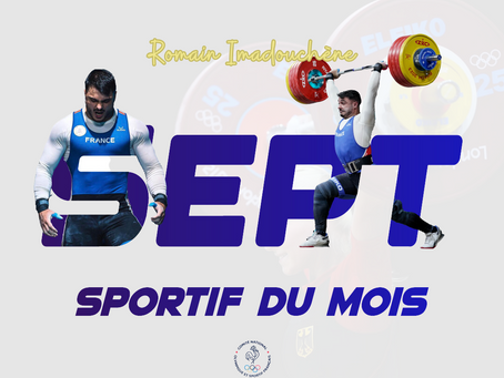 🔵🏆Romain Imadouchene - Sportif du mois de septembre 2023🏆🔵