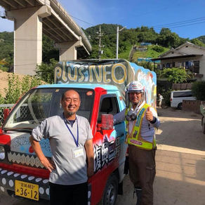 西日本豪雨（広島県坂町へ軽トラの提供）