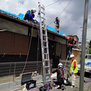 大阪北部地震 支援活動　8/11