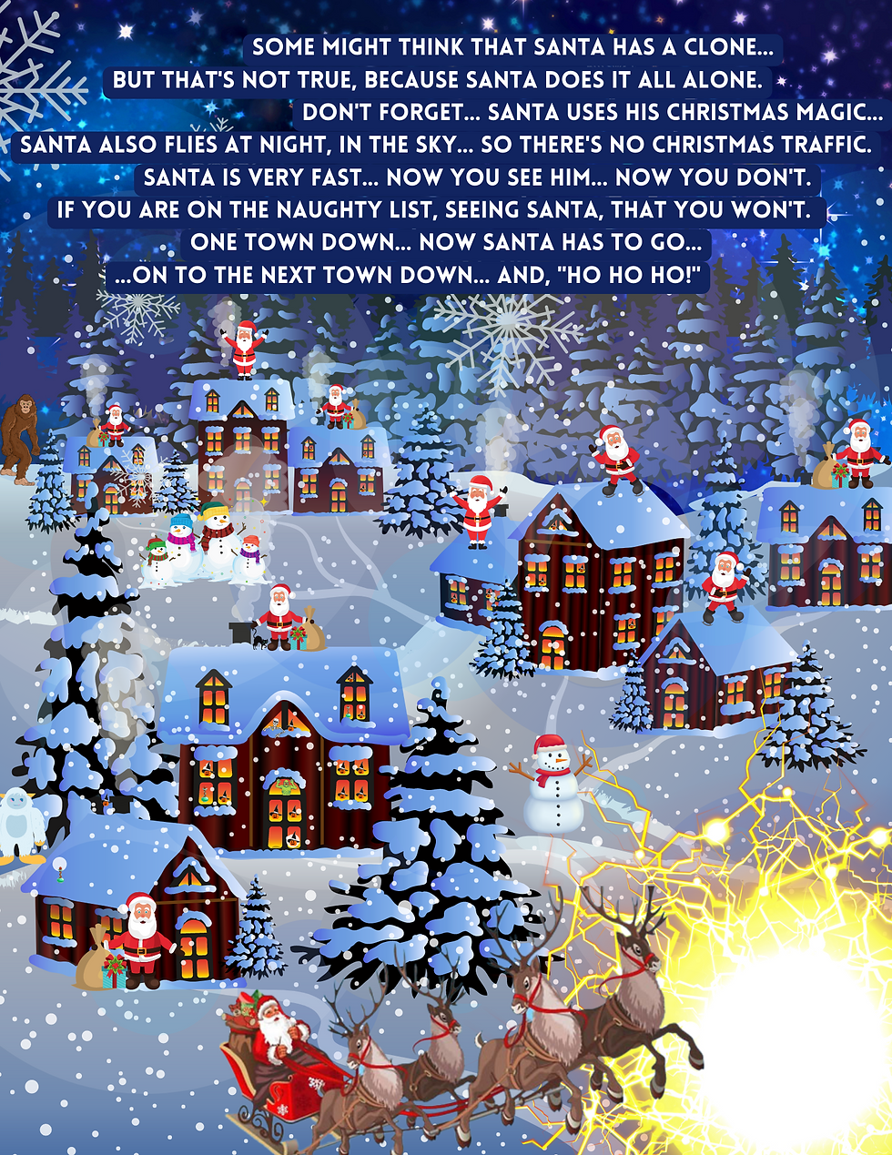 Santa is Saving Christmas in this children's Halloween book