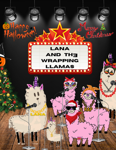 Wrapping Rapping Llamas Christmas Drama
