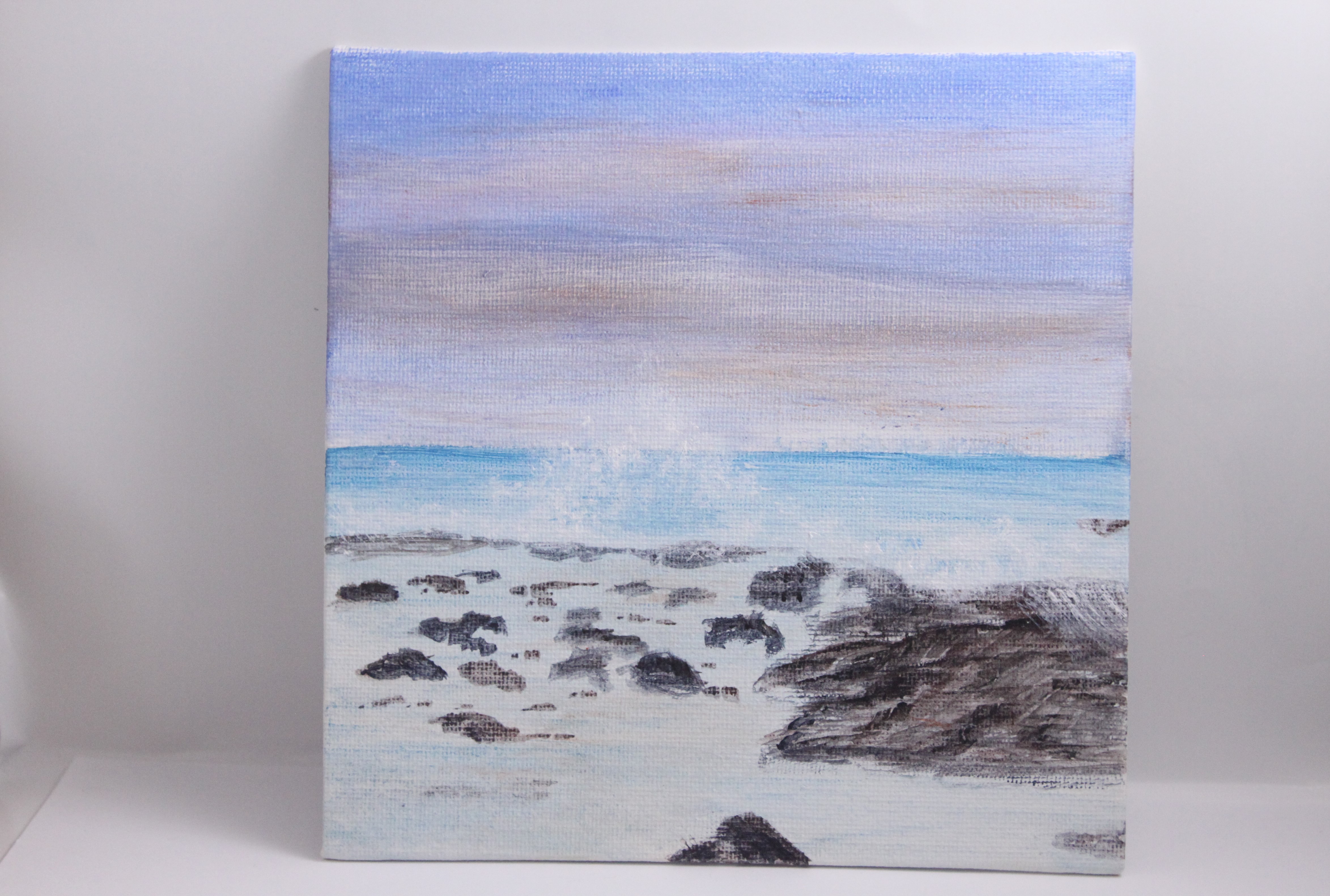 Waves and Tidepools - mini painting