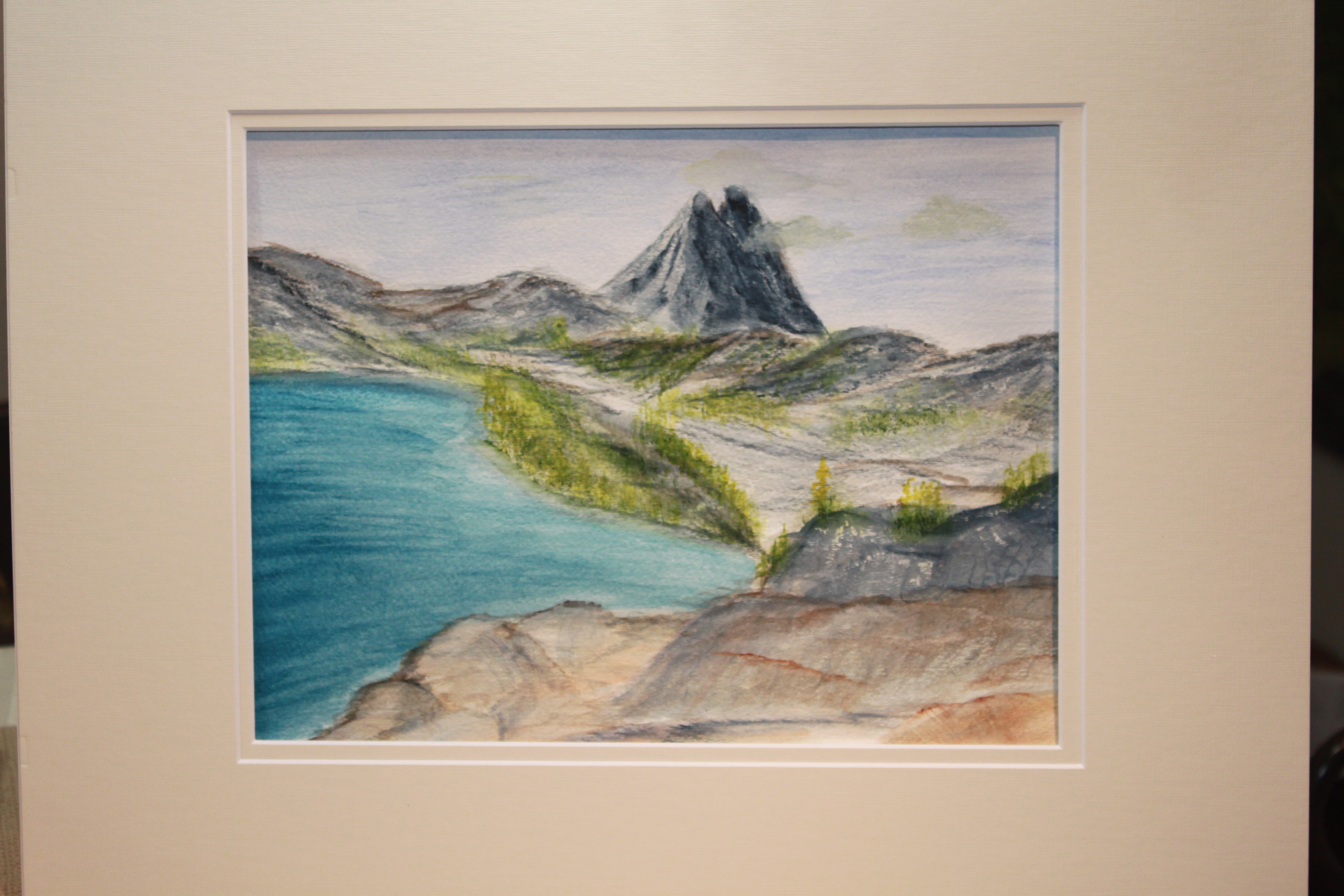 Fall mountain and lake