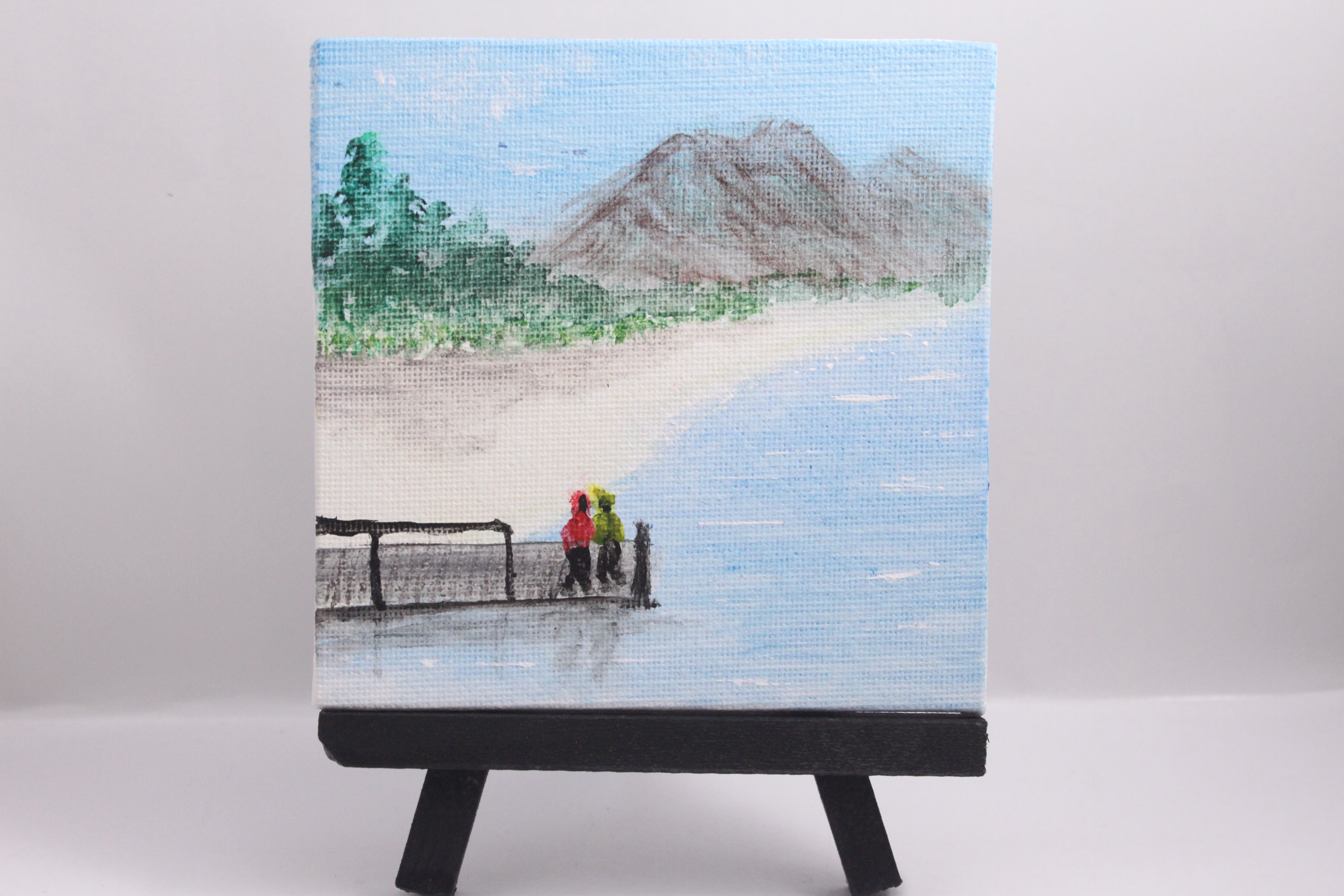 On the dock - mini painting