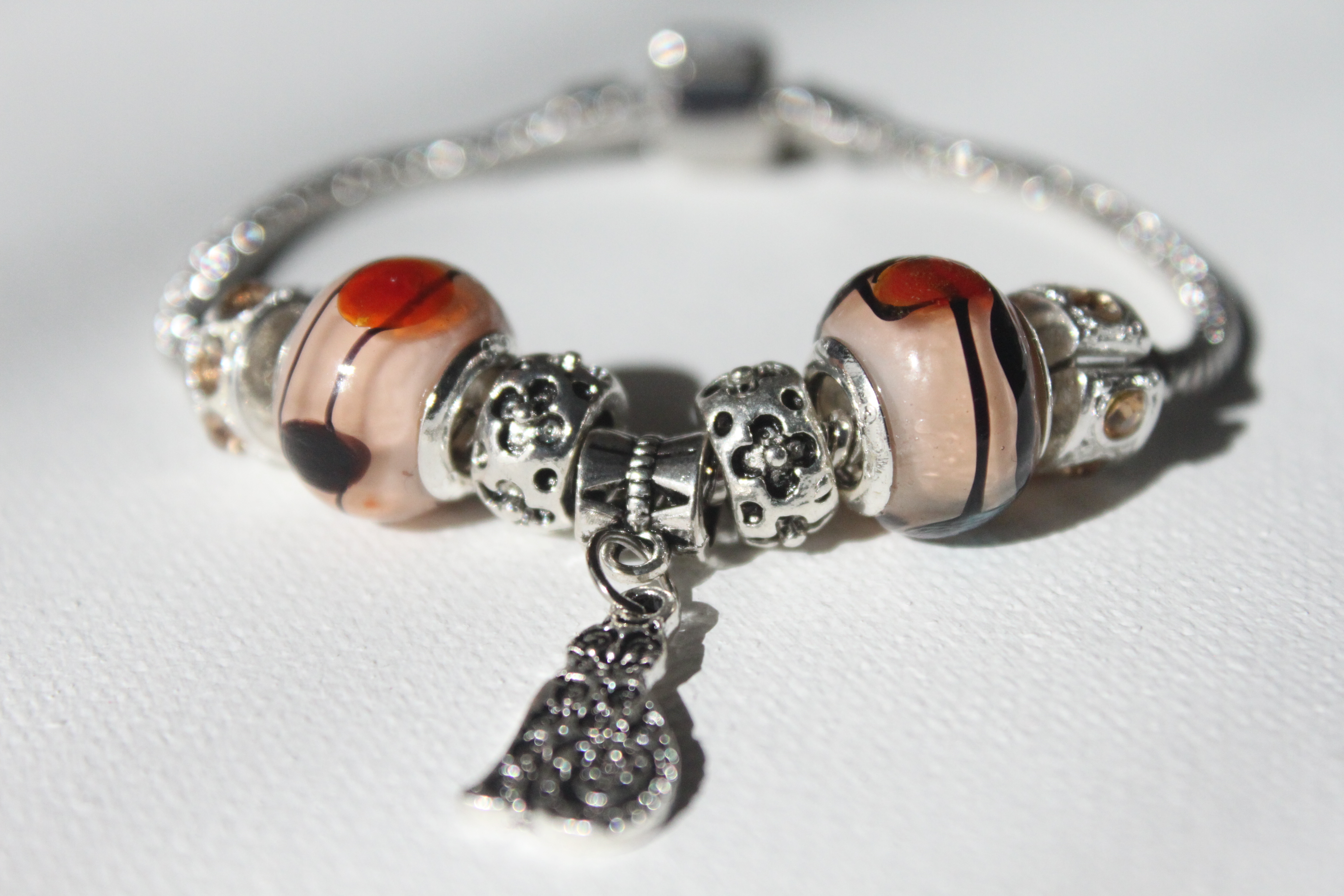 Kitty charm bracelet multi color