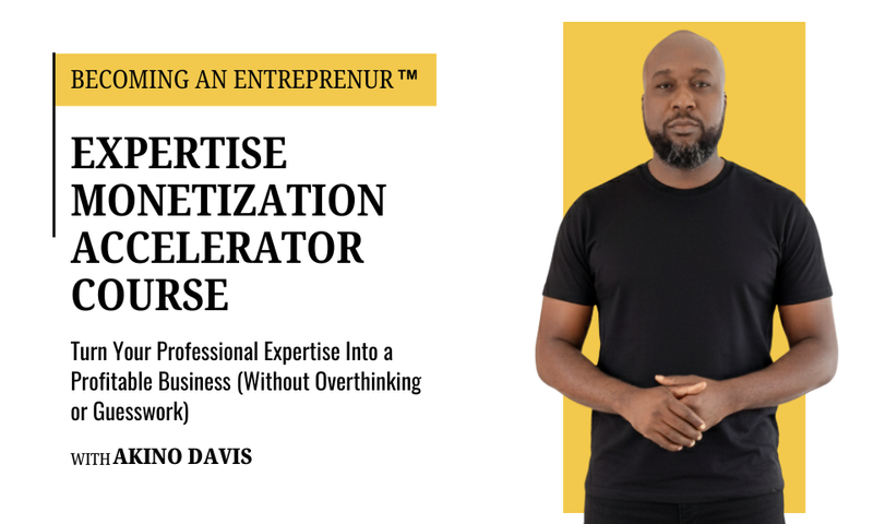 Expertise Monetization Accelerator Course