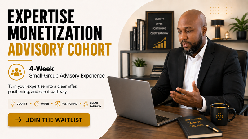 Expertise Monetization Advisory Accelerator