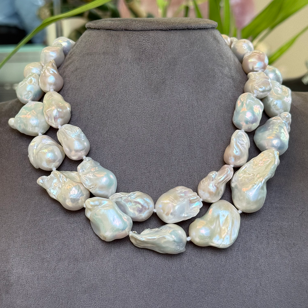Freshwater baroque pearl necklace