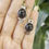 Thumbnail: Natural Blackstar clip on earrings