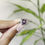 Thumbnail: Natural Amethyst square ring
