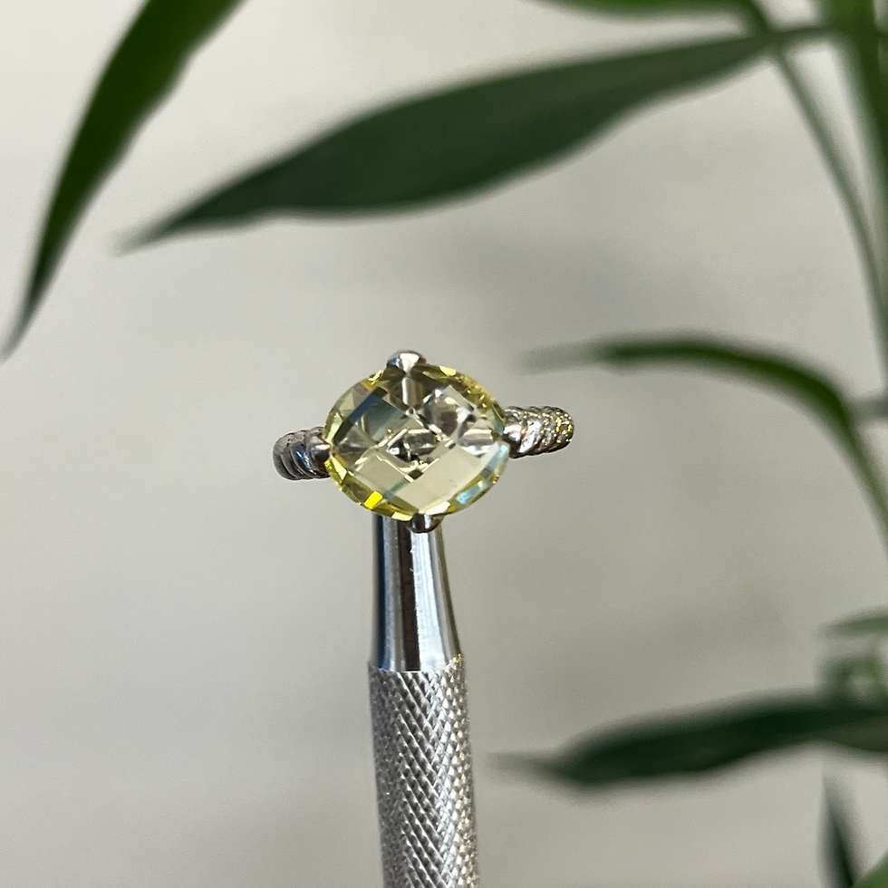 Thumbnail: Natural Lemon topaz ring