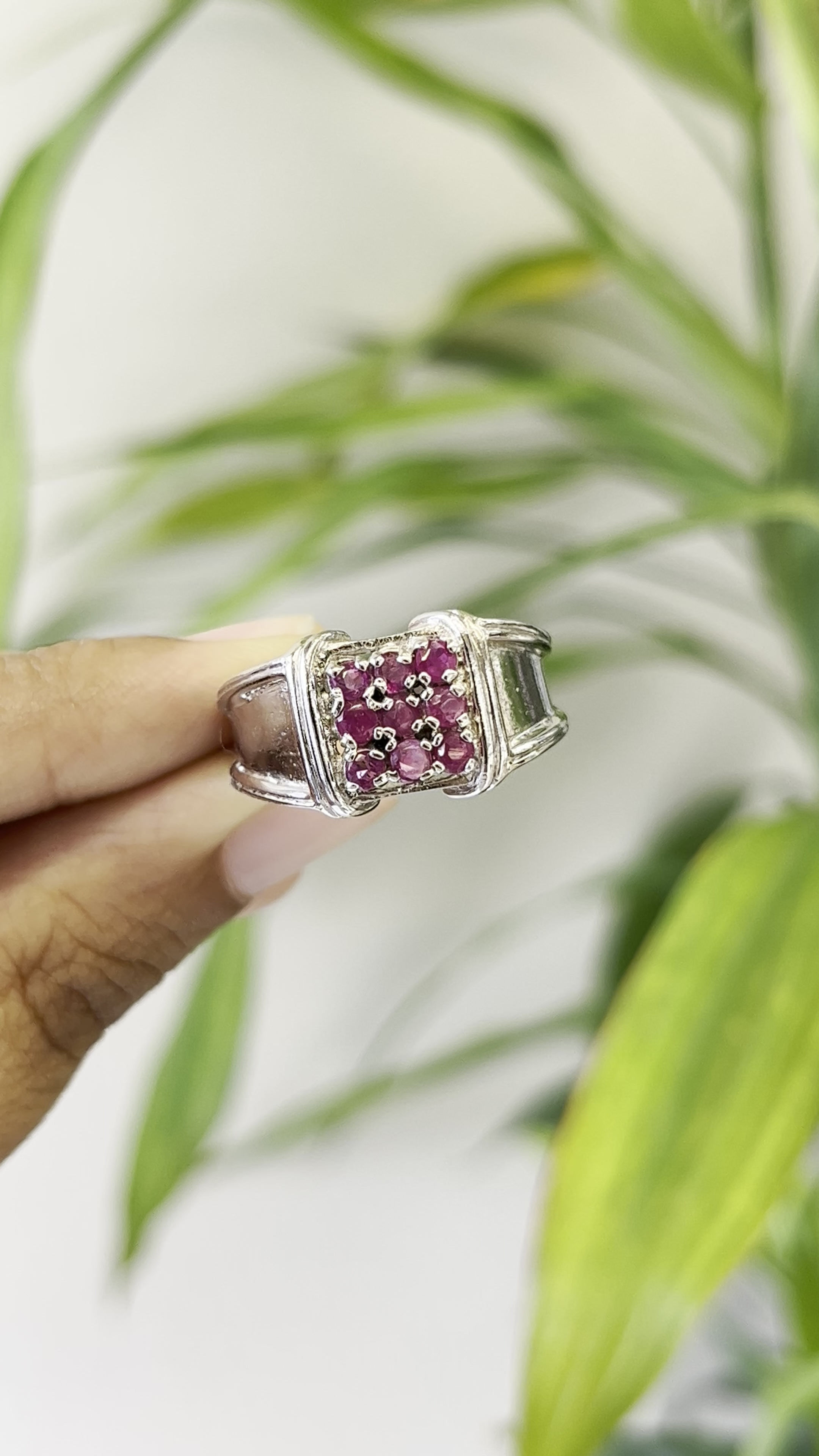 Natural Ruby ring