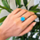 縮圖：Turquoise ring