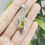 Thumbnail: Natural Citrine rect filigree pendant