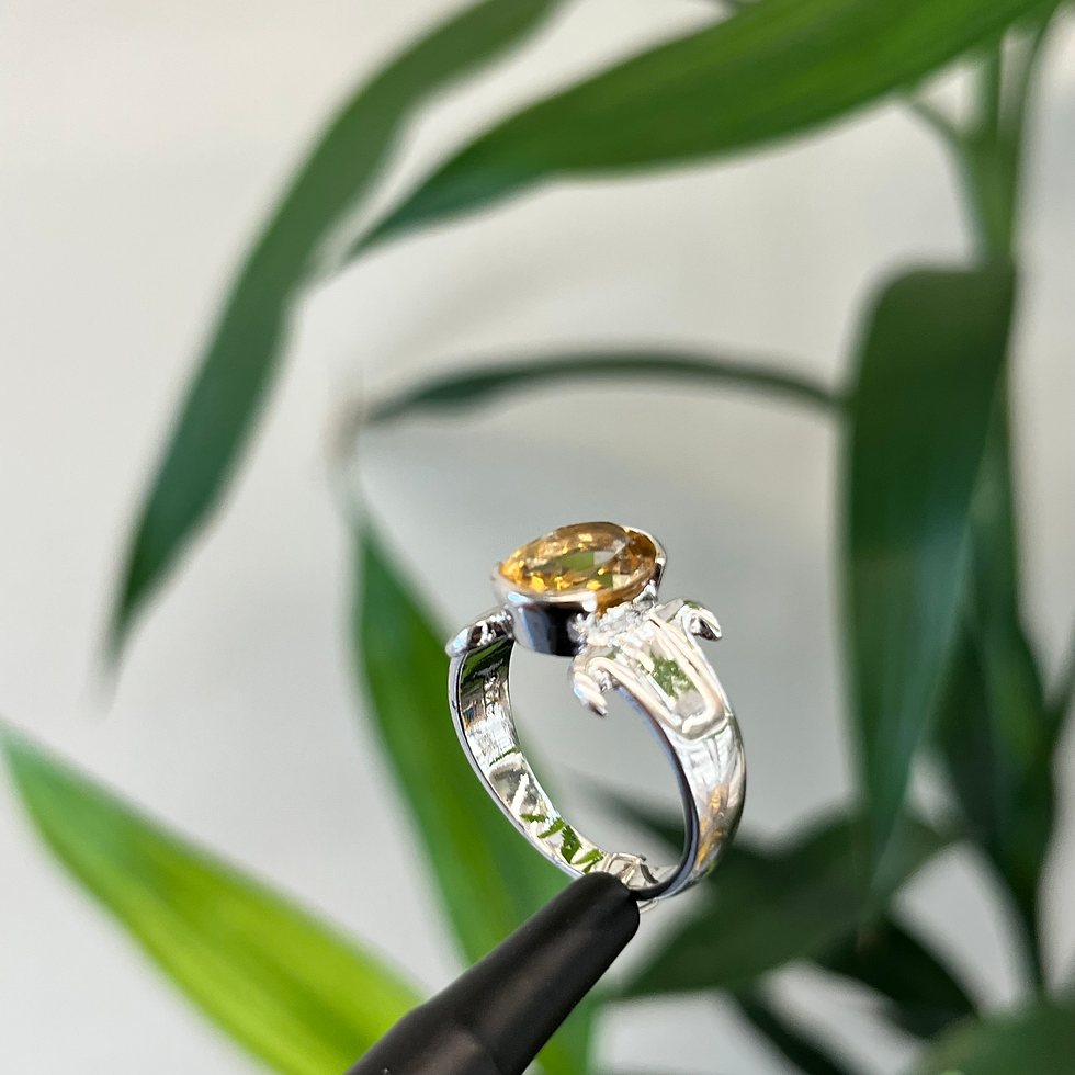 Thumbnail: Natural Citrine ring