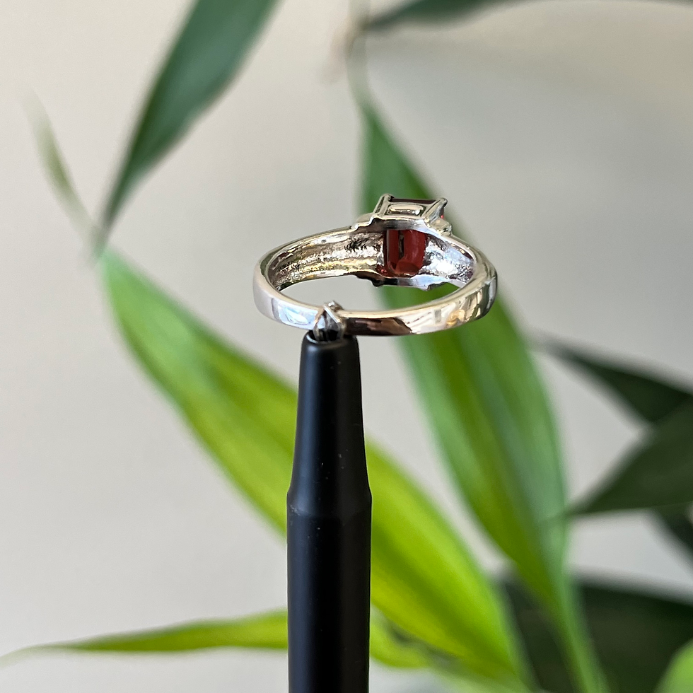 Thumbnail: Natural Garnet ring