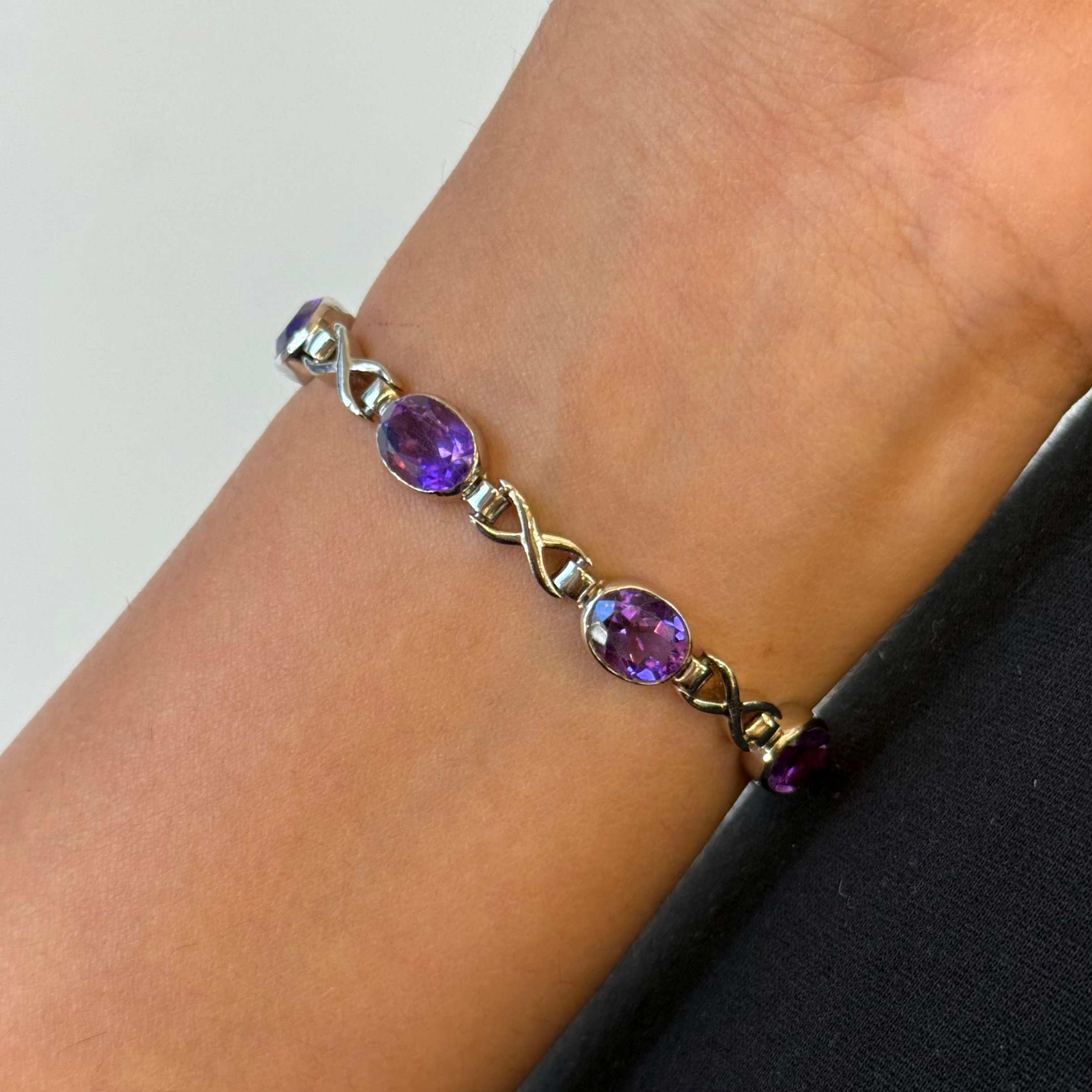 Natural Amethyst bracelet