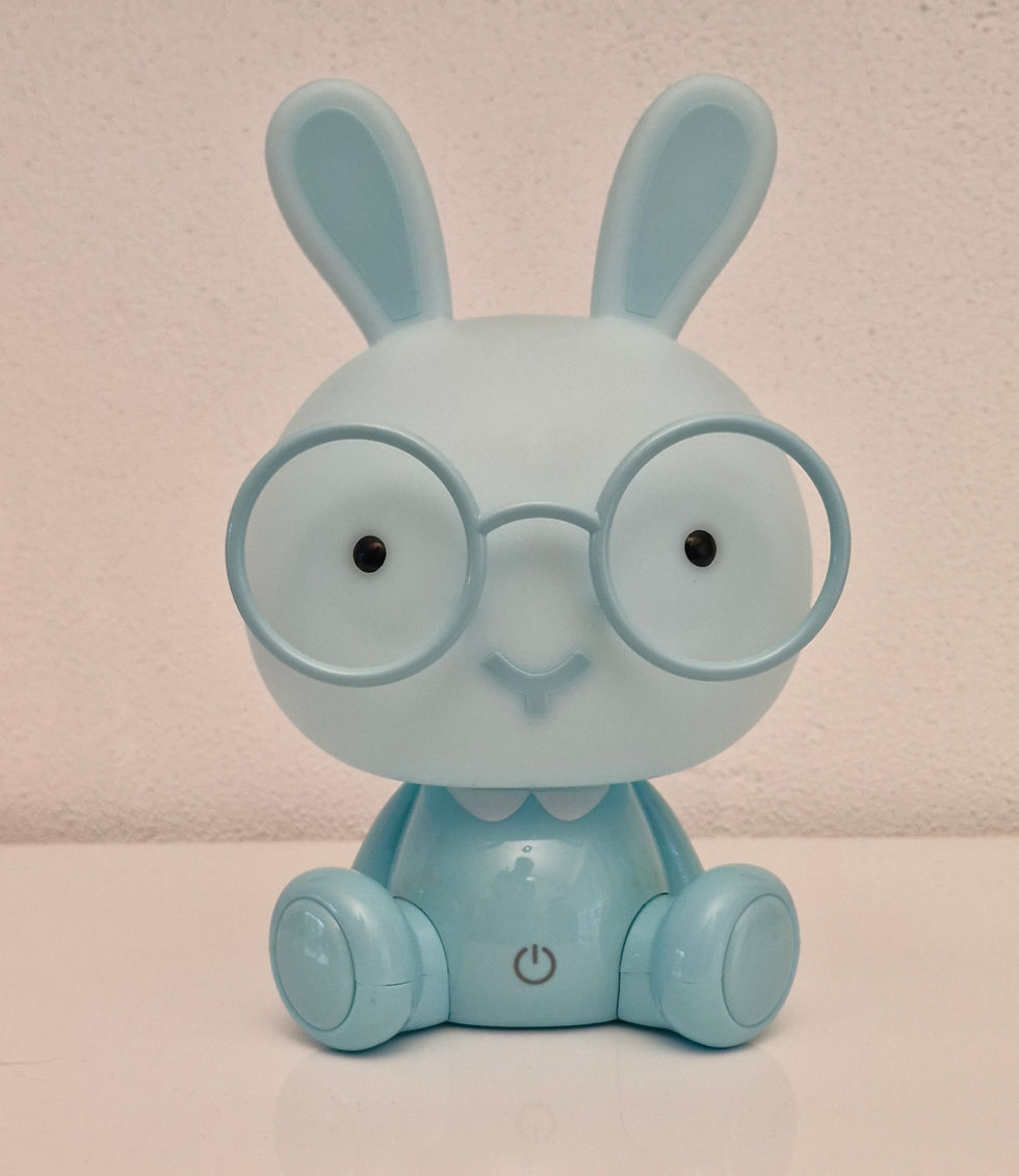 Thumbnail: LED CARTOON KONIJN NACHTLAMPJE,TOUCH-DIMMER,23 CM