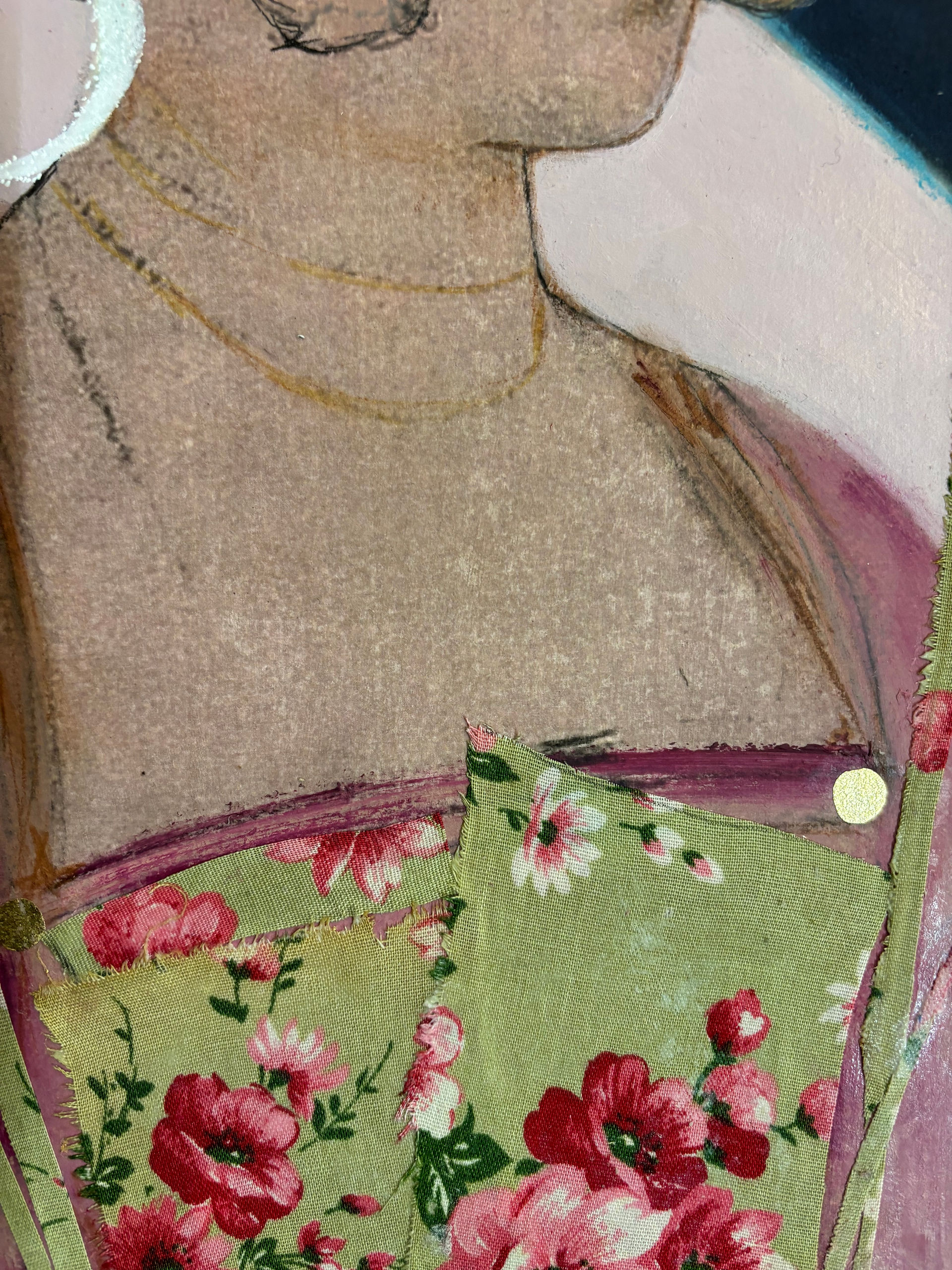 woman with lace