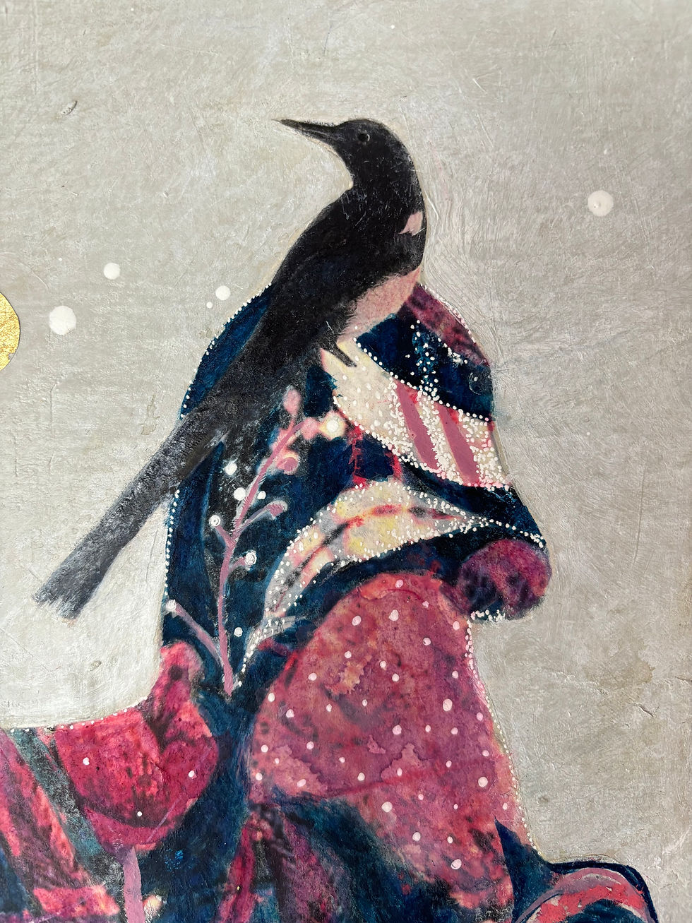 Miniature : Equestrian Elegance: Tapestries of Time I Painting II